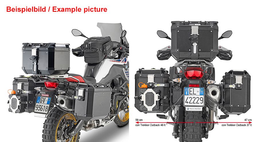 BMW F800GS (2024- ), F900GS & F900GS Adv Seitenkofferhalterung für Trekker Outback